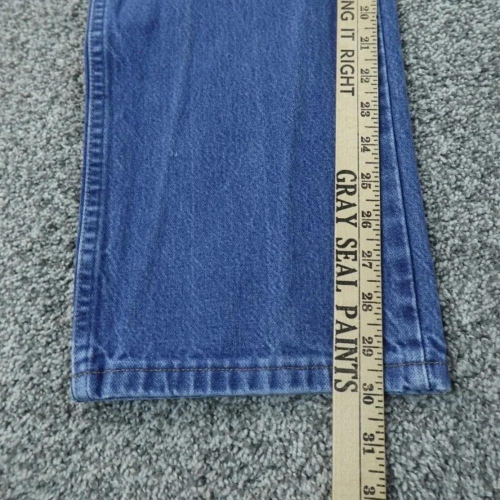 VTG Wrangler Jeans Mens 38X30 Dark Blue Denim 13MWZ Cowboy Cut Rodeo Western 90s